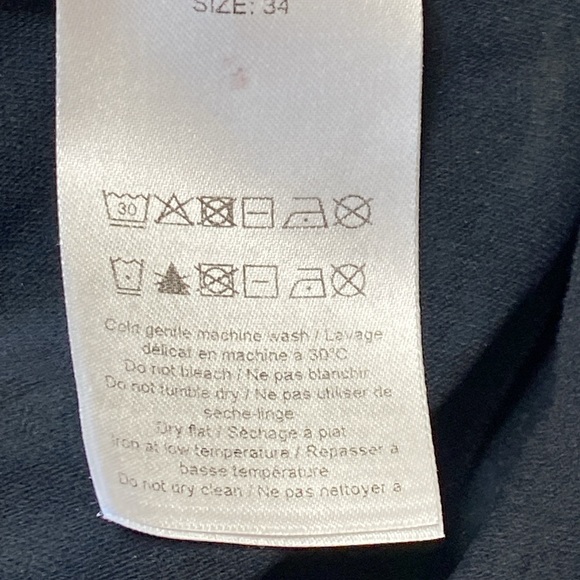 NWOT Ganni Blue Floral Ruched Blue Dress, Measurements in photos below. - Picture 6 of 11